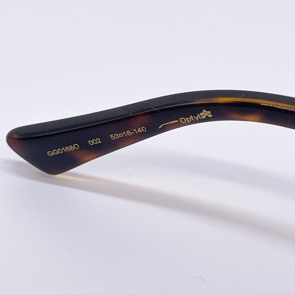 NEW GUCCI GG0168O 002 EYEGLASSES GUCCI GG01680 HAVANA - Picture 11 of 13